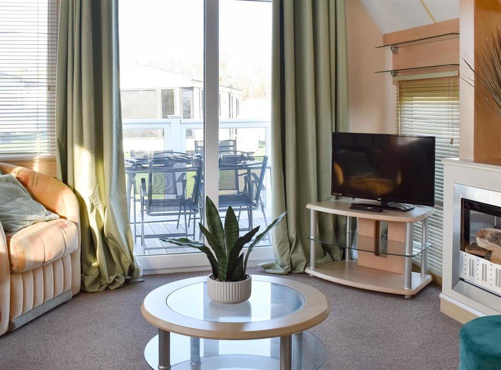 Living area at Solent Haven in Cowes, Isle of Wight