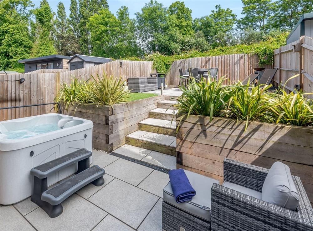 Hot tub at Solent Heights in Portsmouth, Hampshire
