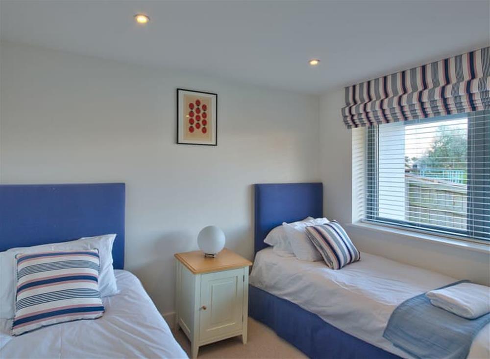 Twin bedroom at Solent Lawns in , Cowes