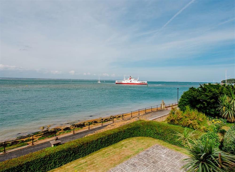 View at Solent View Apartment in , Cowes