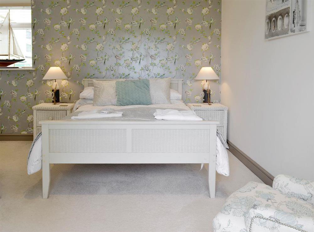 Comfortable double bedroom at Solitaire in South Creake, near Fakenham, Norfolk, England