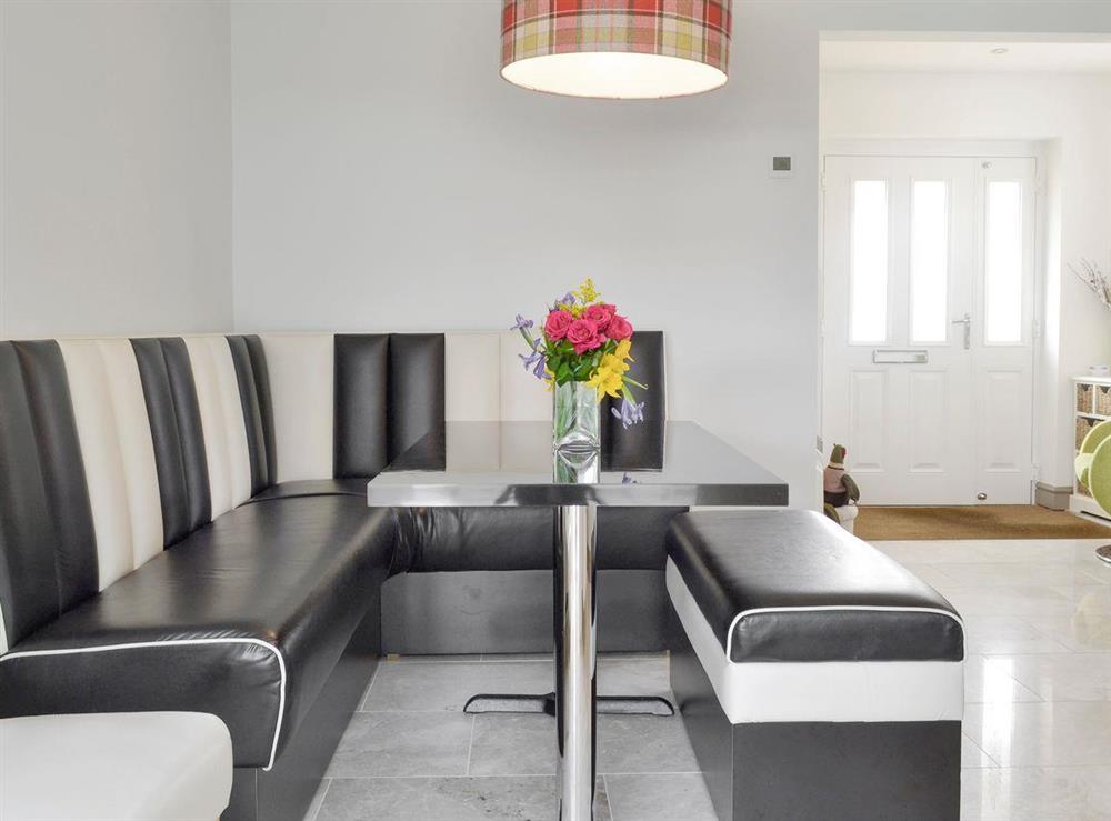 Convenient and stylish dining area at Solitaire in South Creake, near Fakenham, Norfolk, England