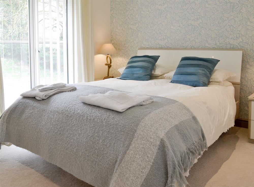 Restful third double bedroom at Solitaire in South Creake, near Fakenham, Norfolk, England
