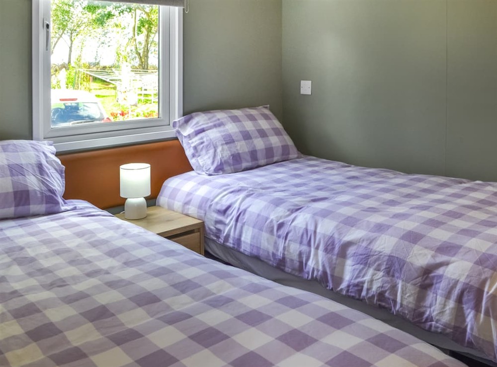 Twin bedroom at Solos in East Heslerton, North Yorkshire