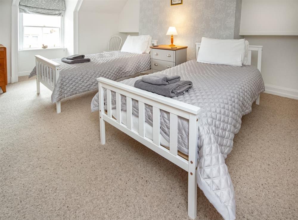 Twin bedroom at Solus Na Madainn in Easter Ross, Ross-Shire