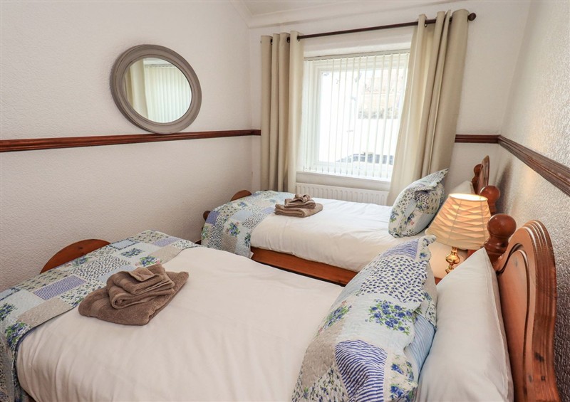 One of the bedrooms at Solway View, Whitehaven