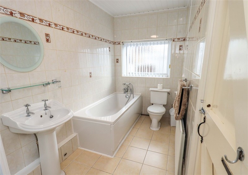 This is the bathroom at Solway View, Whitehaven