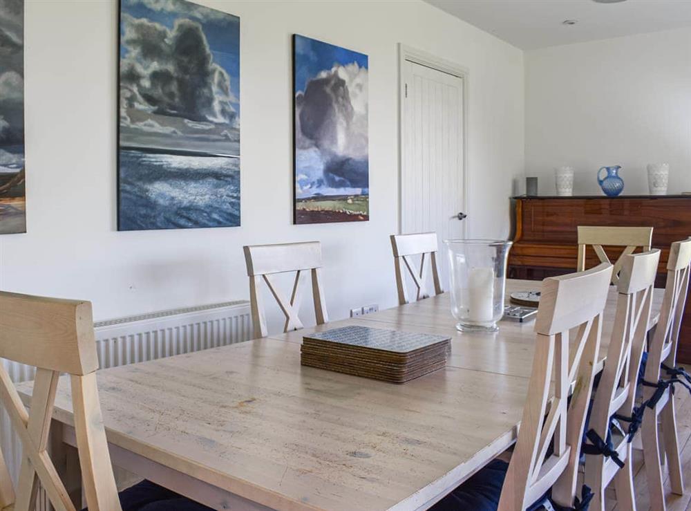 Dining room at Some Place in Sennen, Cornwall