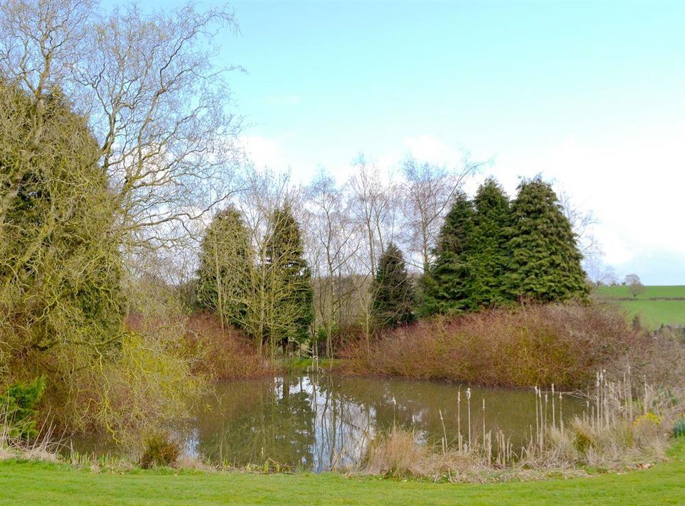 Wonderful garden and grounds at Somersal Farmhouse in Somersal Herbert, Ashbourne, Derbyshire