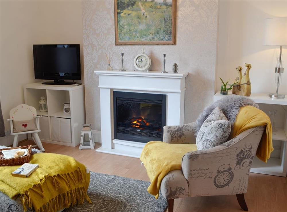 Cosy living room at Sonny Cottage in Garnant, near Ammanford, Carmarthenshire, Dyfed