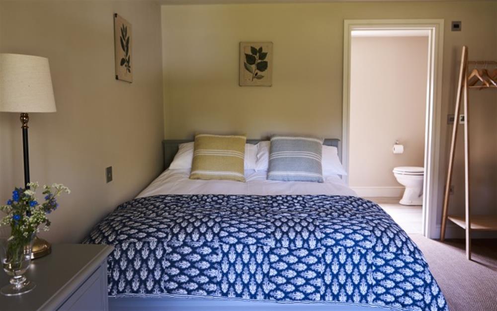 One of the bedrooms at Sopley Cottages in Sopley