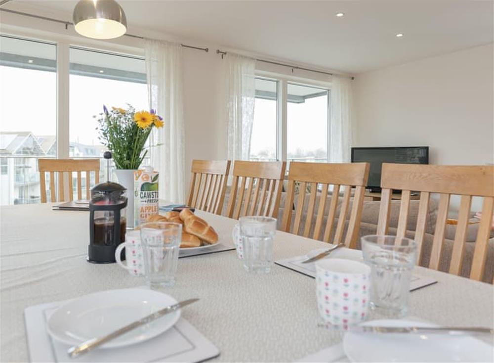 Ideal dining area at Sorrel House in Somerford Keynes, near Cirencester, Gloucestershire