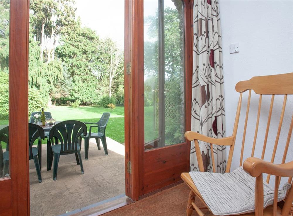 French doors to garden at The Coach House, 