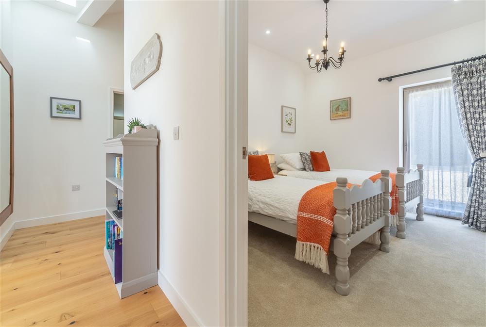 Bedroom three has twin beds at South Barn, Ingham
