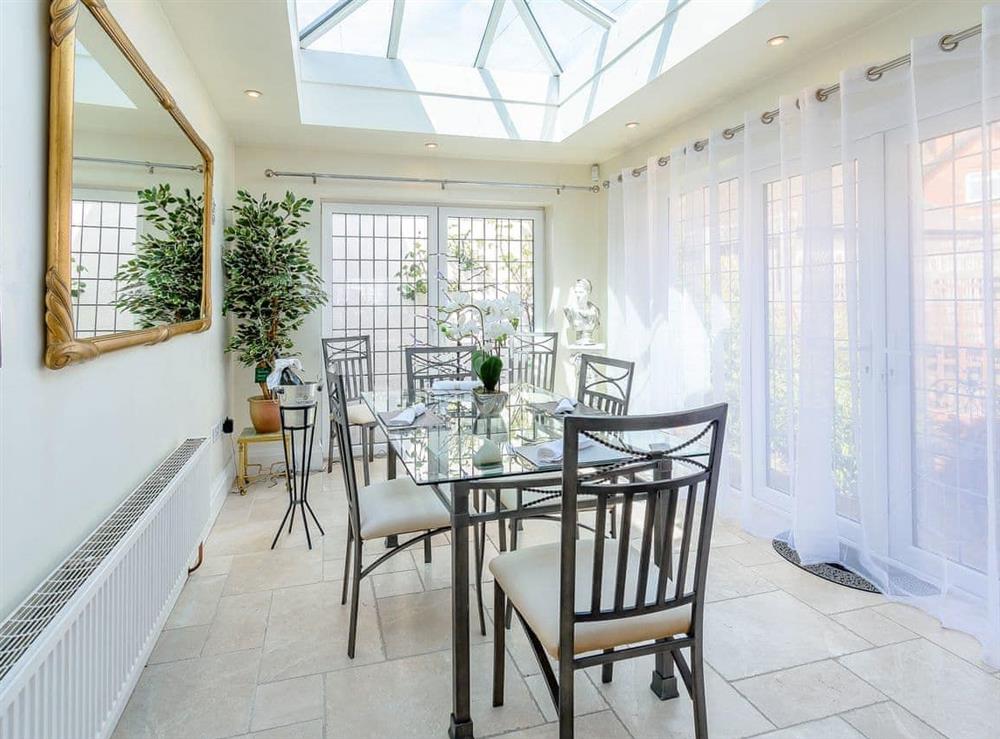 Light and airy dining room at South Cliff in Bridlington, North Humberside