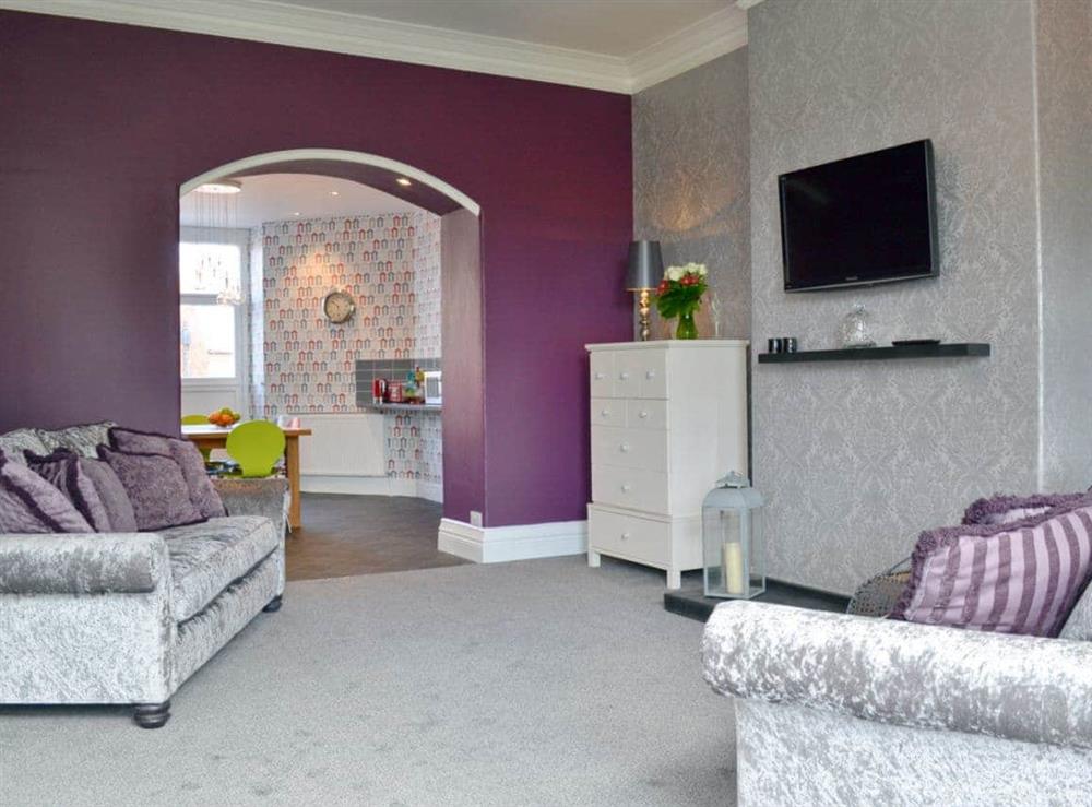Spacious living room at South Cliff Sands in Scarborough, North Yorkshire