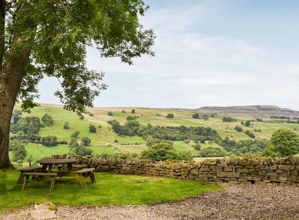 View at South Cottage in Low Row, near Reeth, North Yorkshire