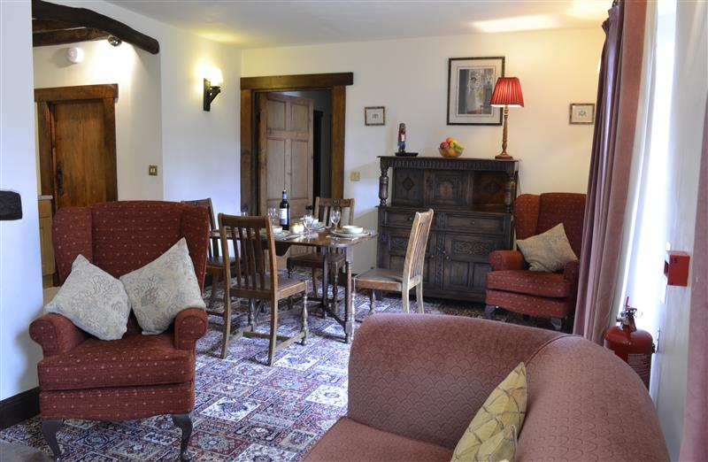Relax in the living area at South Court Apartment, Berrynarbor near Ilfracombe