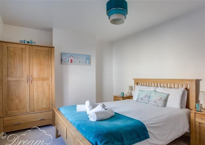 One of the bedrooms at South Harbour Cottage, Weymouth