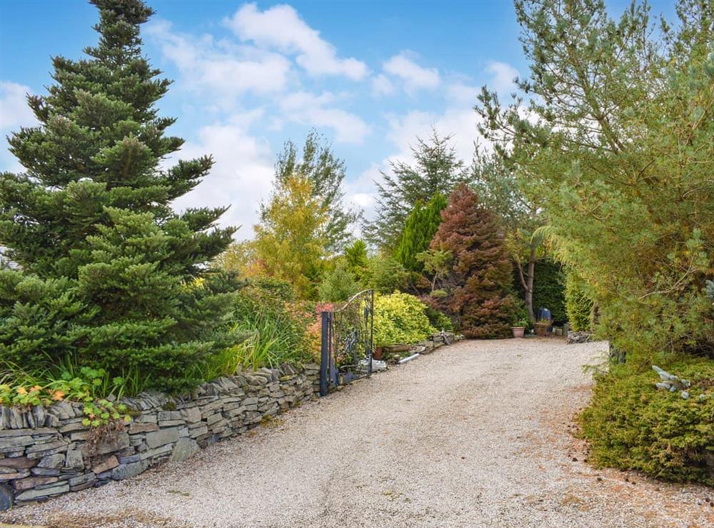 Driveway at South House in Fisherford, near Inverurie, Aberdeenshire