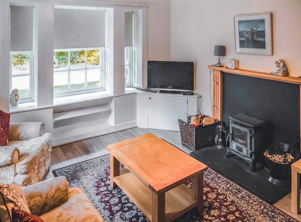 Living area at South Lodge in Banchory, Aberdeenshire