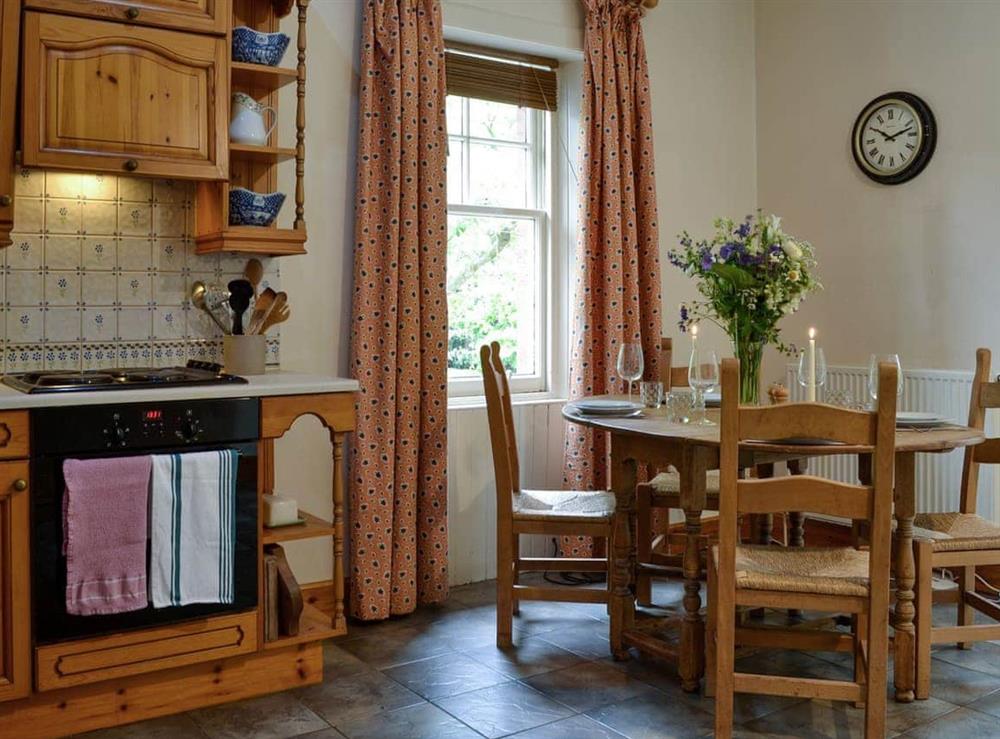 Kitchen/diner at South Lodge in Forgandenny, Perthshire