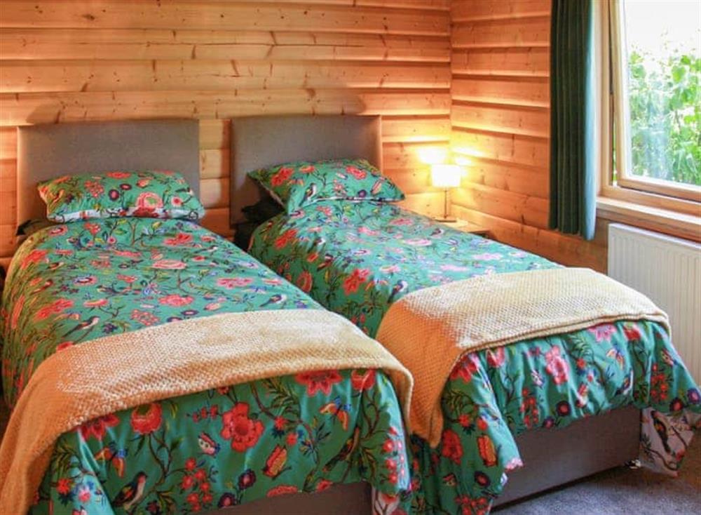 Twin bedroom at South Lodge in Great Moulton, Norfolk