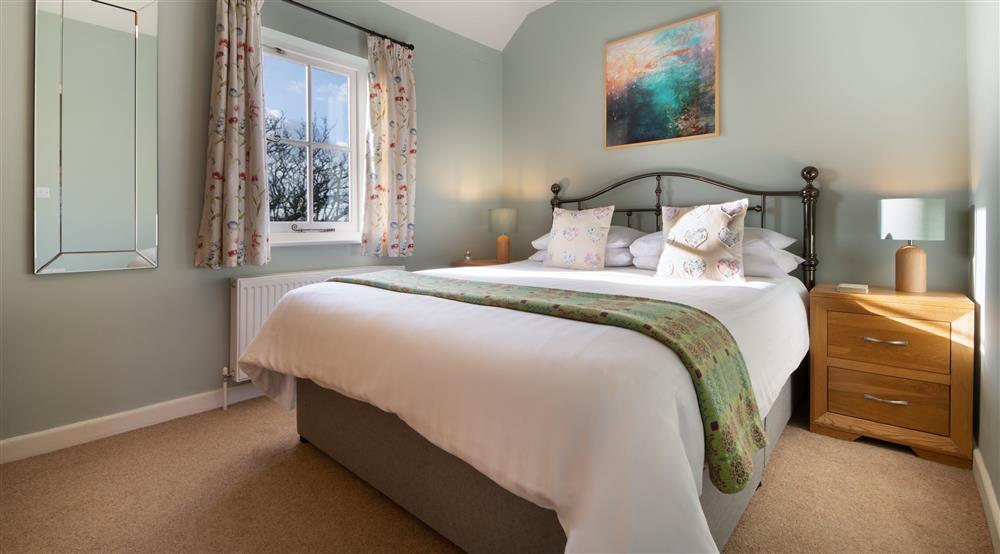 The double bedroom at South Pilton Green Farmhouse in Abertawe, West Glamorgan