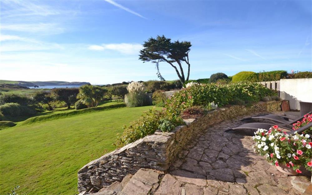 sun terrace at South Riding in Thurlestone