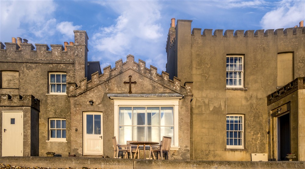 The exterior of Custom House, Dorset at South Shore Lodge in Poole, Dorset