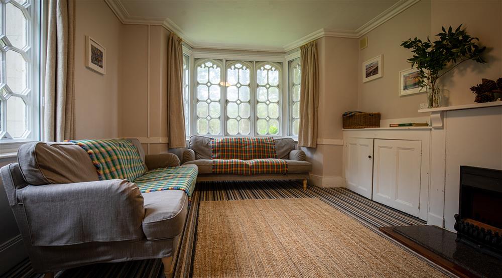 The sitting room at South Shore Lodge in Poole, Dorset