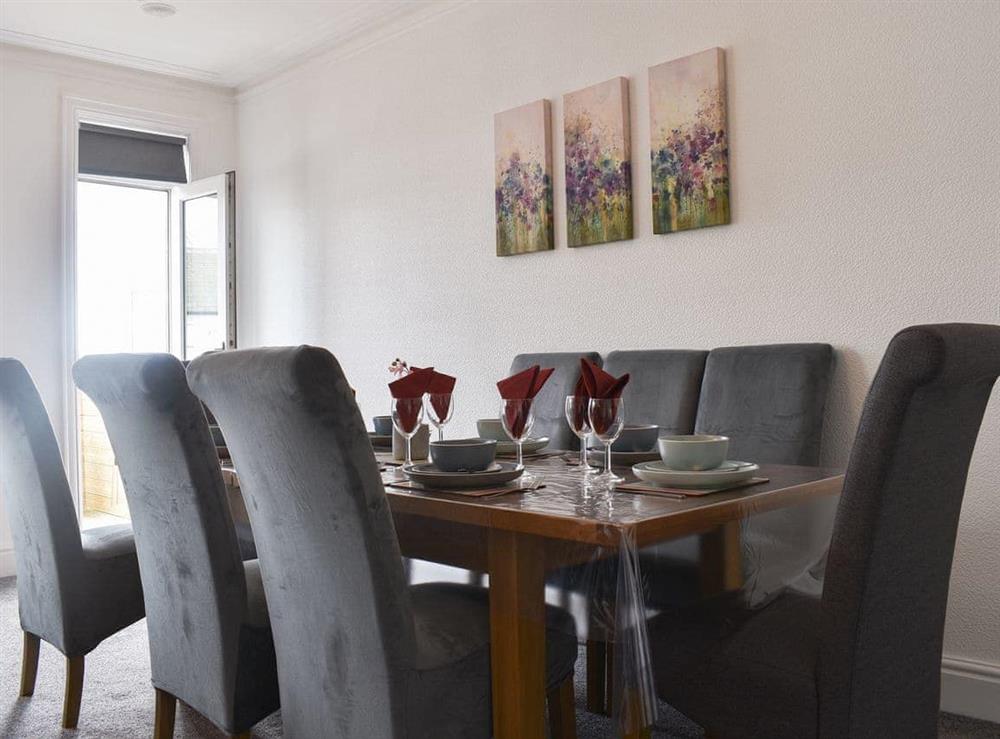 Dining Area at South Side Apartment in Bridlington, North Humberside