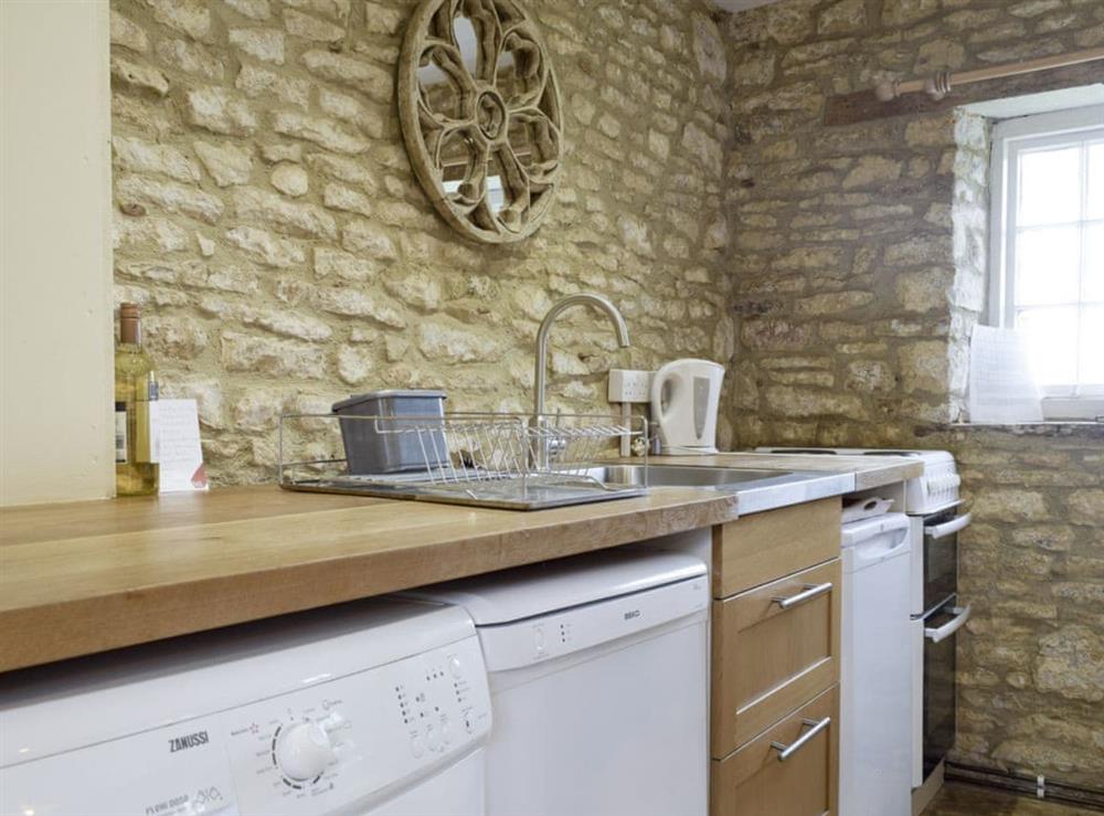 Well-equipped kitchen at South View Cottage in Dean, near Chadlington, Oxfordshire