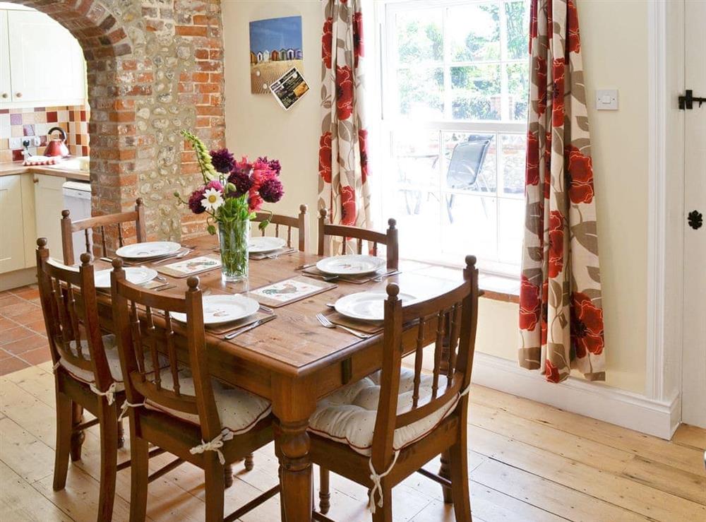 Dining Area at South View Cottage in West Beckham, Norfolk
