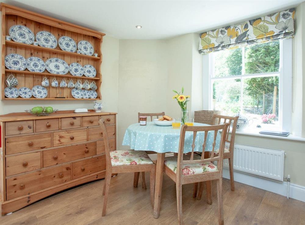 Dining Area at South Wing Cottage in Rumleigh, Devon