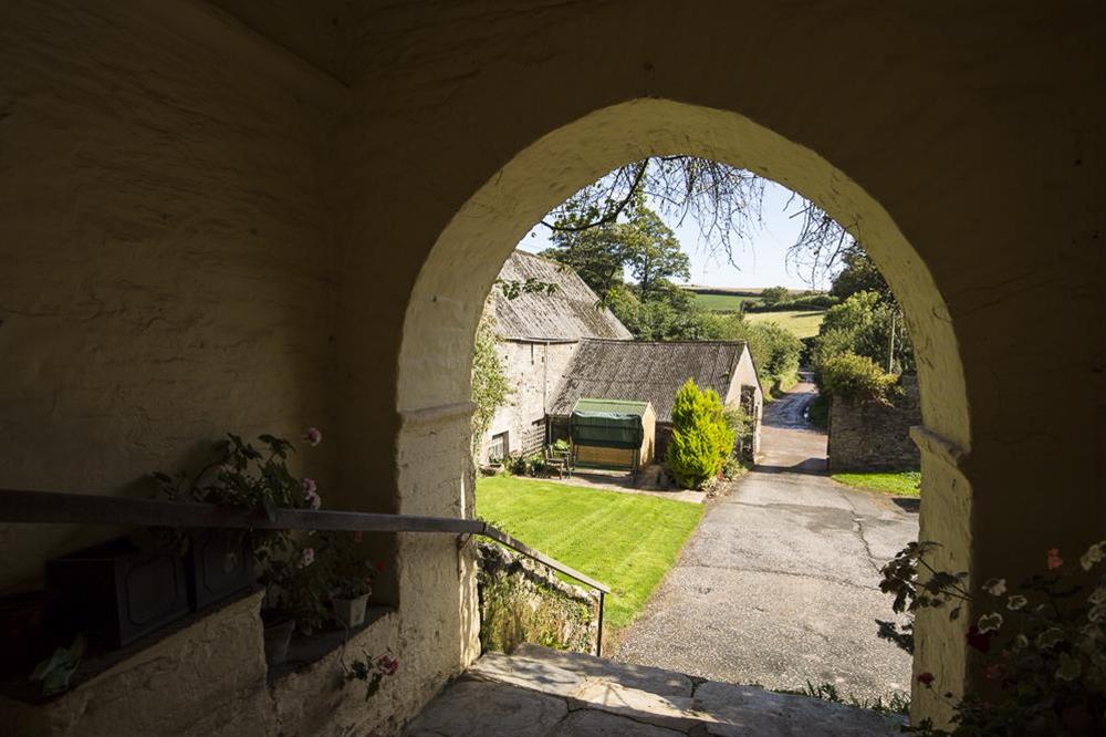 Entrance archway to/from front garden and drive at South Wing in , Nr Kingsbridge
