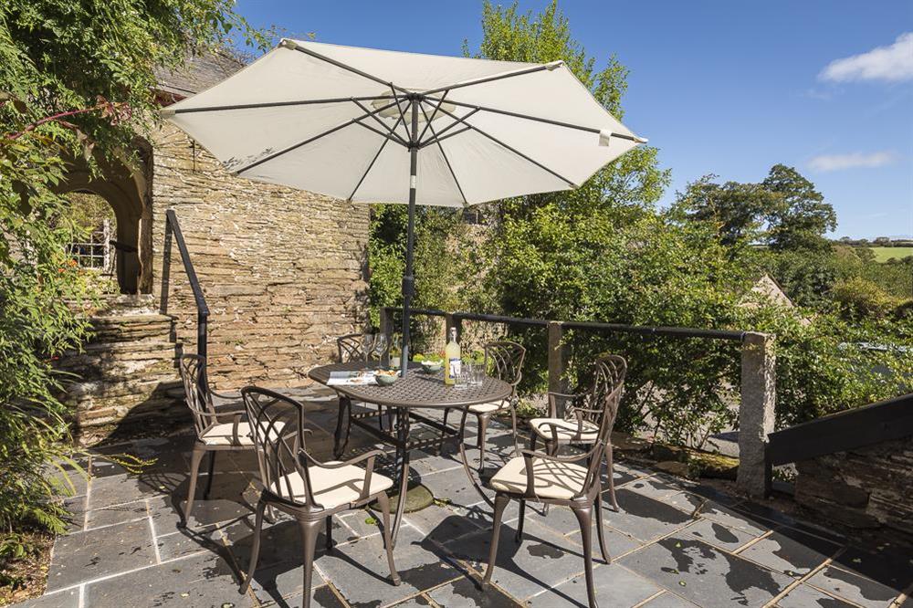 Open terrace with garden table and chairs (photo 2) at South Wing in , Nr Kingsbridge