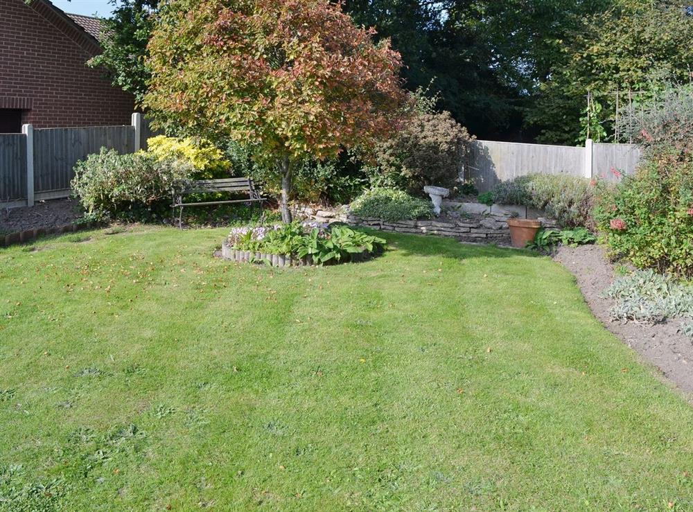 Garden at Southbank Villa in Mundesley, Norfolk