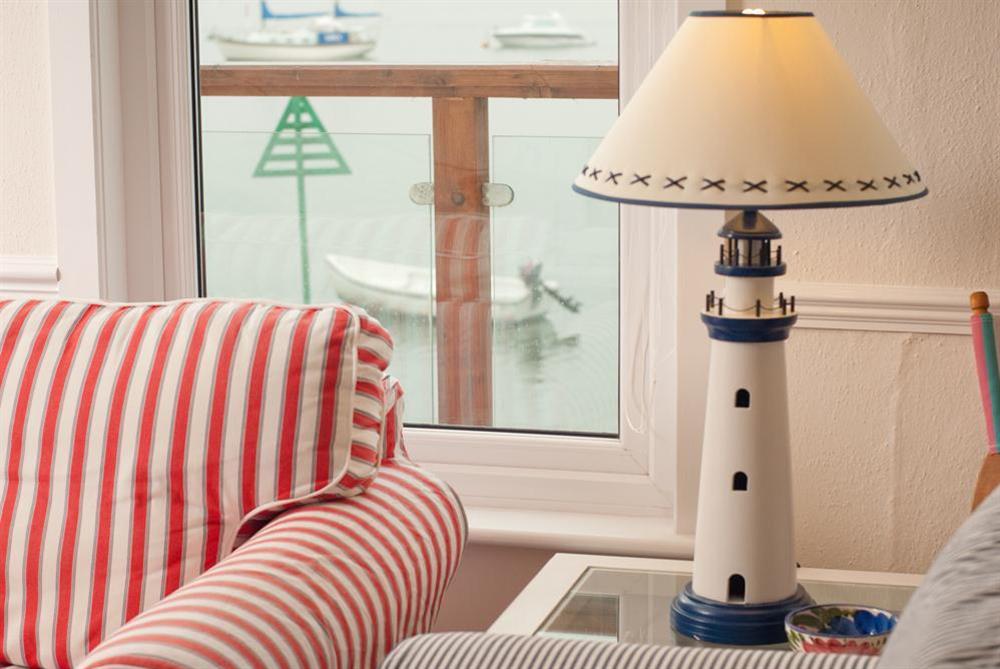Lighthouse lamp shade at Southcliffe in 28 Embankment Road, Kingsbridge