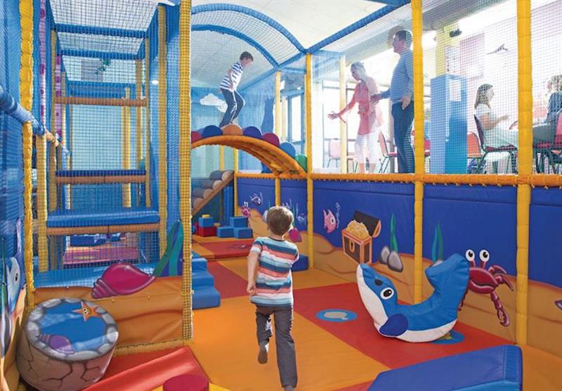 Children’s soft play area at Southerness in Southerness by Dumfries, Dumfries & Galloway, South West Scotland