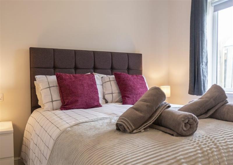 One of the 3 bedrooms at Southfield Lodge, Seahouses