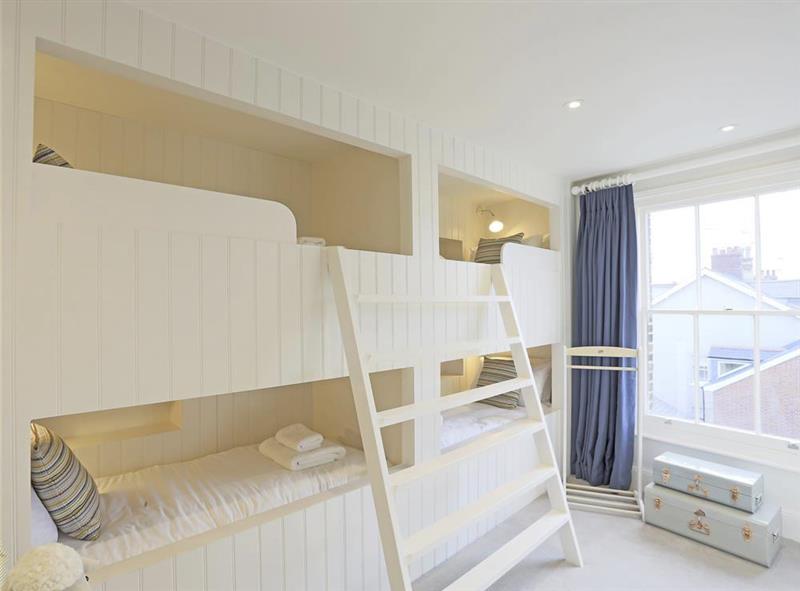 Bunk bedroom at Southwold Townhouse, Southwold, Suffolk