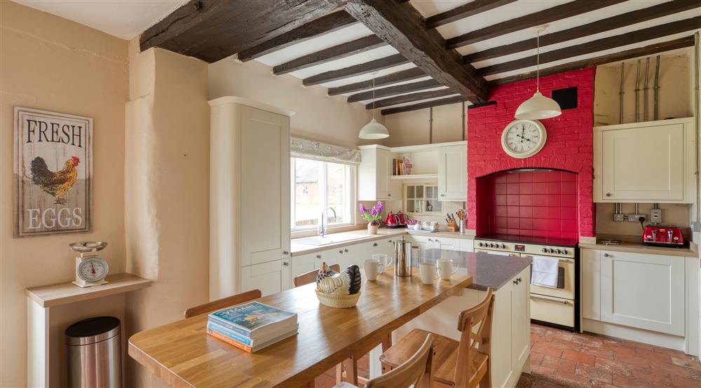 The kitchen and breakfast room at Southwood House Farm in Ticknall, Leicestershire