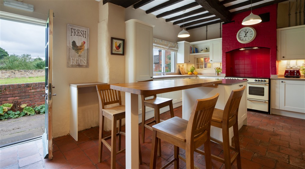 The kitchen at Southwood House Farm in Ticknall, Leicestershire