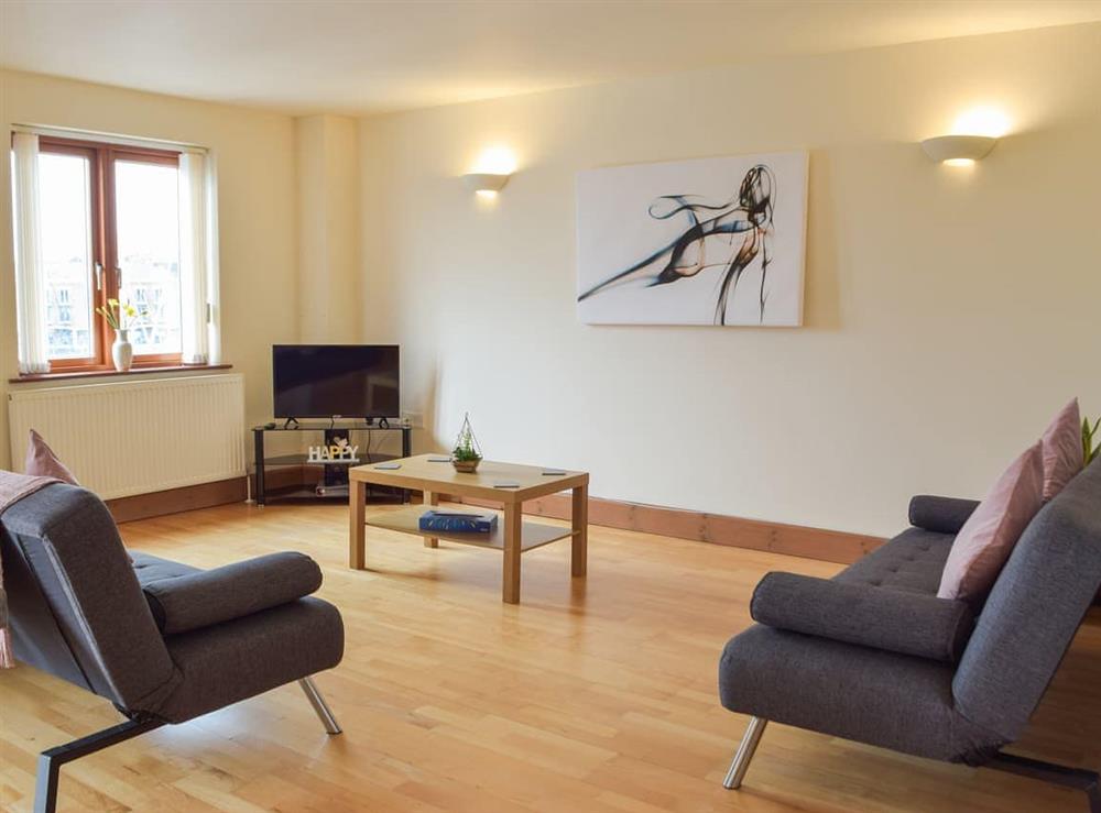 Living area at Sovereign House in Milford Haven, Dyfed
