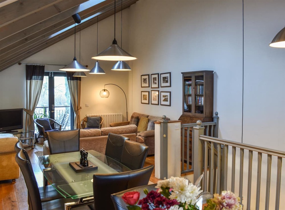 Open plan living space at Sowerberry in Alston, Cumbria