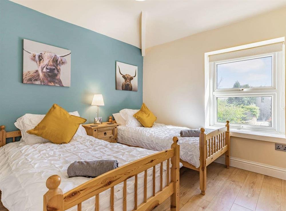 Twin bedroom at Spa Cottage in Bakewell, Derbyshire