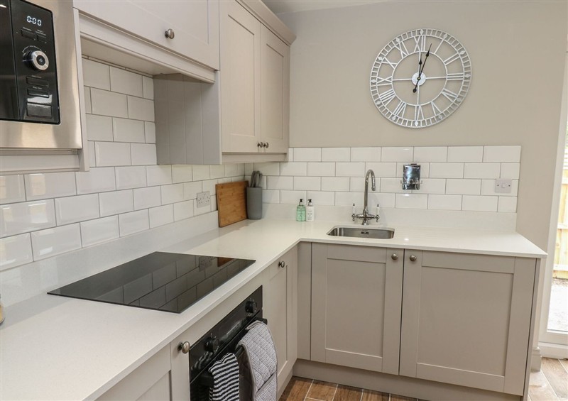 The kitchen at Spacious Cottage Number 10, Brandon