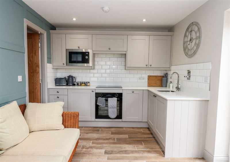 This is the kitchen at Spacious Cottage Number 10, Brandon