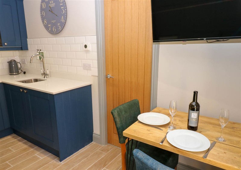 The kitchen at Spacious Cottage Number 6, Brandon